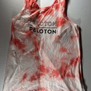 Peloton tye die tank top